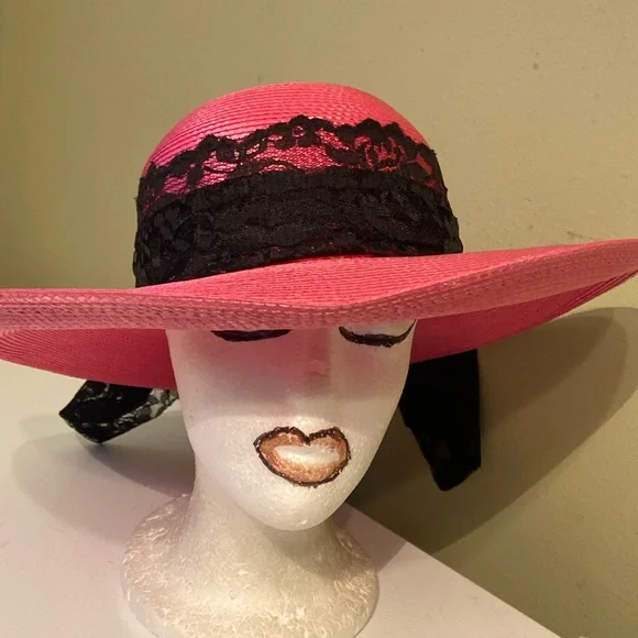 Stylish Hot Pink Dress Church Hat by Betmar ( Street Smart) display picture 3